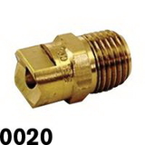 Pro tools 0020 Nozzle Tip Brass Soft Wash 0 Deg 0020