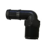 J.Racenstein 62030 Barb 3/4in to 3/4in Thread 90deg