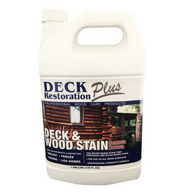 Deck Restoration Plus Deck &amp; Wood Stain Seneca Brown 1Gal DRP