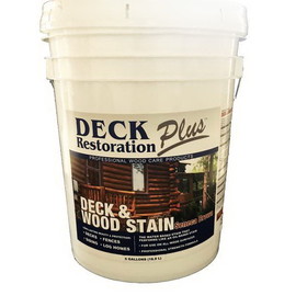 Deck Restoration Plus Deck &amp; Wood Stain Seneca Brown 5 Gallon DRP
