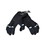 J.Racenstein 823BK-MEDIUM Gloves Kenai fleece neo w/curve (M)