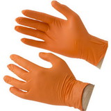 J.Racenstein Gloves Nitrile 50pair 100ct XL Orange