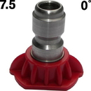 Pressure 900075Q 7.5 0 deg Red SS Nozzle Tip