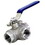 Pro tools 3 Way Ball Valve Stainless Steel 1/2in NPT SS