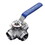Pro tools 3 Way Ball Valve Stainless Steel 1/2in NPT SS