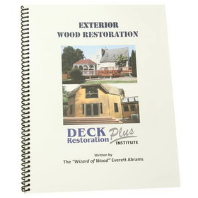Pro tools Exterior Wood Restoration Manual DRP