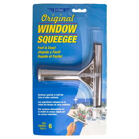 Ettore 11106 Classic Squeegees Stainless 6 inch