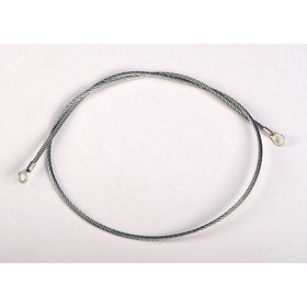Justrite 08503 Antistatic Wire For Bonding/Grounding, With Dual 1/4 inch Terminals, 3 feet.