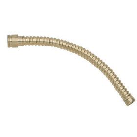 Justrite 08930 Flexible Hose Extension for drum faucet, 8" long, brass