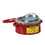 Justrite 10370 1 Gallon Steel Bench Can, with Perforated Dasher Plate, Parts Basket, Red - 10370