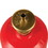 Justrite 14004 8 Ounce Plastic Dispensing Can, Brass Dispenser Valves, Red - 14004