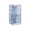 Justrite 23010 8 Vertical 20 to 30 Lb. LPG Cylinder Capacity, Gas Cylinder Cabinet Locker, Aluminum - 23010