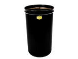 Justrite 26014K 30 Gallon, Cease-Fire® Waste Receptacle, Safety Drum Can Only, Black - 26014K