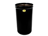 Justrite 26040K 4.5 Gallon, Cease-Fire® Waste Receptacle, Safety Drum Can Only, Black - 26040K