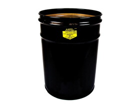 Justrite 26050K 6 Gallon, Cease-Fire&#174; Waste Receptacle, Safety Drum Can Only, Black - 26050K