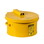 Justrite 27611 1 Gallon Dip Tank for Cleaning Parts, Manual Cover With Fusible Link, Steel, Yellow - 27611