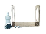 Justrite 28150 Wall Bracket Kit With Prolypropylene Connector to Relocate The HPLC Coalescing/Carbon Filter - 28150