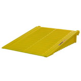 Justrite 28678 Ramp for EcoPolyBlend™ DrumShed™, Polyethylene, Yellow - 28678