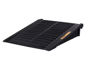 Justrite 28679 Ramp for EcoPolyBlend&#153; DrumShed&#153;, Recycled Polyethylene, Black - 28679