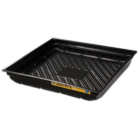 Justrite 28718 37.75"W x 34"D x 5.5"H, 23 Gallon Spill Capacity, Spill Tray for Indoor/Outdoor Use, EcoPolyBlend&trade;, Black - 28718