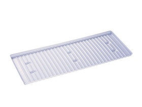 Justrite 29962 13.5" D x 38.75" L Plastic Tray/Sump Combination for Shelf 29937, 2-Door 30/40/45 Gallon or 17 Gallon Piggyback Safety Cabinet - 29962