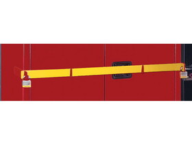 Justrite 50962Y Replacement Security Bar for 45 Gal High Security Safety Cabinet, Yellow - 50962Y