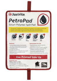 Justrite 83984 Absorbent Pads PetroPad&#153; with Smart Polymers, Medium - 83984