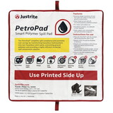 Justrite 83988 Absorbent Pads PetroPad™ with Smart Polymers, X-Large - 83988