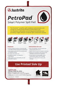 Justrite 83990 Absorbent Pads PetroPad&#153; with Smart Polymers, XX-Large - 83990