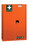 Justrite 860002 4 Shelves, 2 Doors, Manual Close, Emergency Preparedness Cabinet with GloAlert Labels, Electrical Pass-Thru, PowerPort&#153;, Orange - 860002