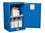 Justrite 861228 12 Gallon, 1 Shelf, 1 Door, Self Close, Hazardous Material Cabinet, Sure-Grip&reg; EX Compac, Royal Blue -  861228
