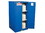 Justrite 866028 60 Gallon, 2 Shelf, 2 Doors, Self Close, Hazardous Material Cabinet, Sure-Grip&reg; EX, Royal Blue - 866028
