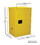 Justrite 8912022 12 Gallon, 1 Shelf, 1 Door, Manual Close, Corrosives/Acids Safety Cabinet, ChemCor&reg; Compac, Blue - 8912022