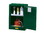 Justrite 891224 12 Gallon, 1 Shelf, 1 Door, Self-Close, Pesticides Safety Cabinet, Sure-Grip&#174; EX Compac, Green - 891224