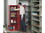 Justrite 892201 22 Gallon, 3 Shelves, 1 Door, Manual Close, Flammable Cabinet, Sure-Grip&#174; EX Slimline, Red - 892201