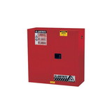 Justrite 893001 30 gallon Red Flammable Safety Cabinet, 2 Manual Close Door - Sure-Grip® EX- #893001