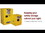 Justrite 893010 40 Gallon, 3 Shelves, 2 Doors, Manual Close, Paint Safety Cabinet, Sure-Grip&reg; EX, Yellow - 893010