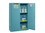 Justrite 8930222 30 Gallon, 1 Shelf, 2 Doors, Self Close, Corrosives/Acids Safety Cabinet, ChemCor&reg;, Blue - 8930222