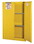 Justrite 894520 45 Gallon, 2 Shelves, 2 Doors, Self Close, Flammable Cabinet, Sure-Grip&#174; EX, Yellow - 894520