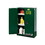 Justrite 894524 45 Gallon, 2 Shelves, 2 Doors, Self-Close, Pesticides Safety Cabinet, Sure-Grip&reg; EX, Green - 894524