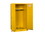 Justrite 896200 55 Gallon, 1 Drum Vertical, 1 Shelf, 2 Doors, Manual Close, Flammable Cabinet w/ Drum Support, Sure-Grip&reg; EX, Yellow - 896200