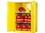 Justrite 899000 90 Gallon, 2 Shelves, 2 Doors, Manual Close, Flammable Cabinet, Sure-Grip&#174; EX, Yellow - 899000