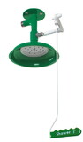Justrite L23GSV Ceiling Mount, Laboratory Hughes Drench Shower, Stainless Steel Pipe - L23GSV