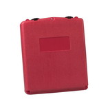 Justrite S23306 Document Storage Box for SDS, Large-sized, Lockable Front, Single Pack, Plastic, Red - S23306