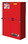 Justrite SC29884R 45 Gallon, 2 Shelves, 2 Doors, Self Close, Flammable Cabinet, High Security With Steel Bar, Red - SC29884R