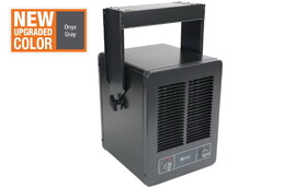 King Electric KBP1230 KBP Multi-Wattage Compact Unit Heater, 2850W / 120V / 1 Ph, Onyx Gray