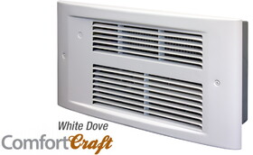 King Electric PX1215-WD-R PX ComfortCraft Wall Heater, 1500W / 120V, White Dove
