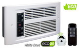 King Electric PX1215-ECO-WD-R PX ECO2S 2-Stage Electric Wall Heater, 1500W / 120V, White Dove