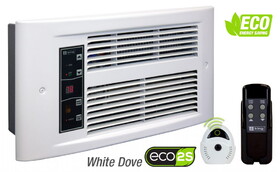 King Electric PX1215-ECO-WD-R PX ECO2S 2-Stage Electric Wall Heater, 1500W / 120V, White Dove