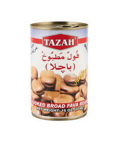 Tazah 0240B Broad Fava Beans 24/454G E.O.